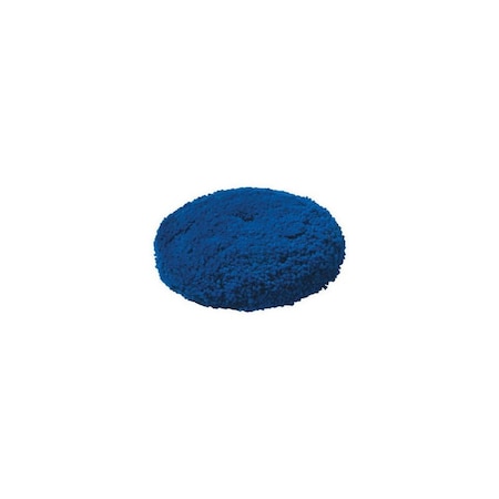 Buff And Shine 7-1/2in BLUE WOOL GRIP PAD W/CENTER TEE 7503BGT